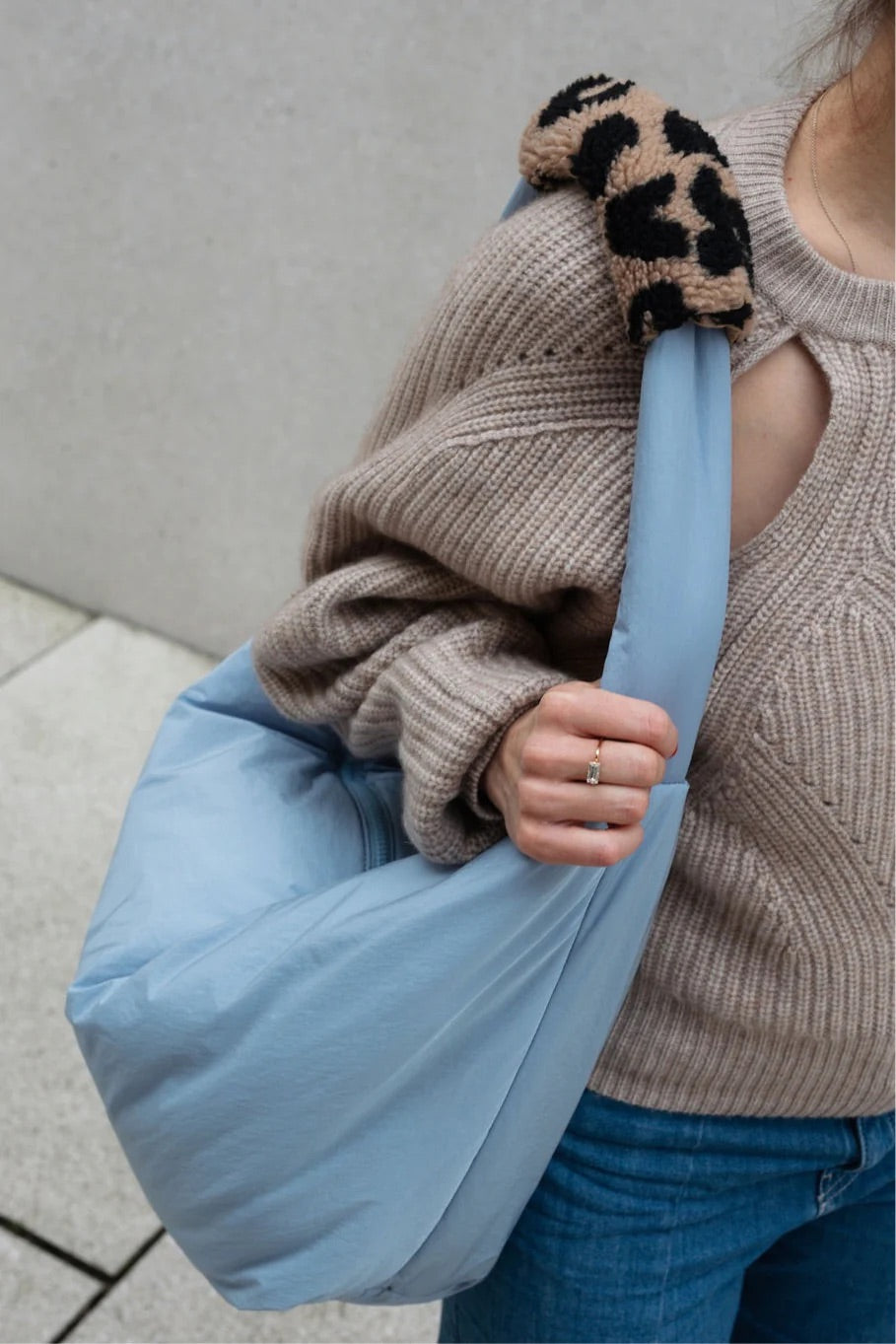 Lukkily bag #2 - light blue/leo