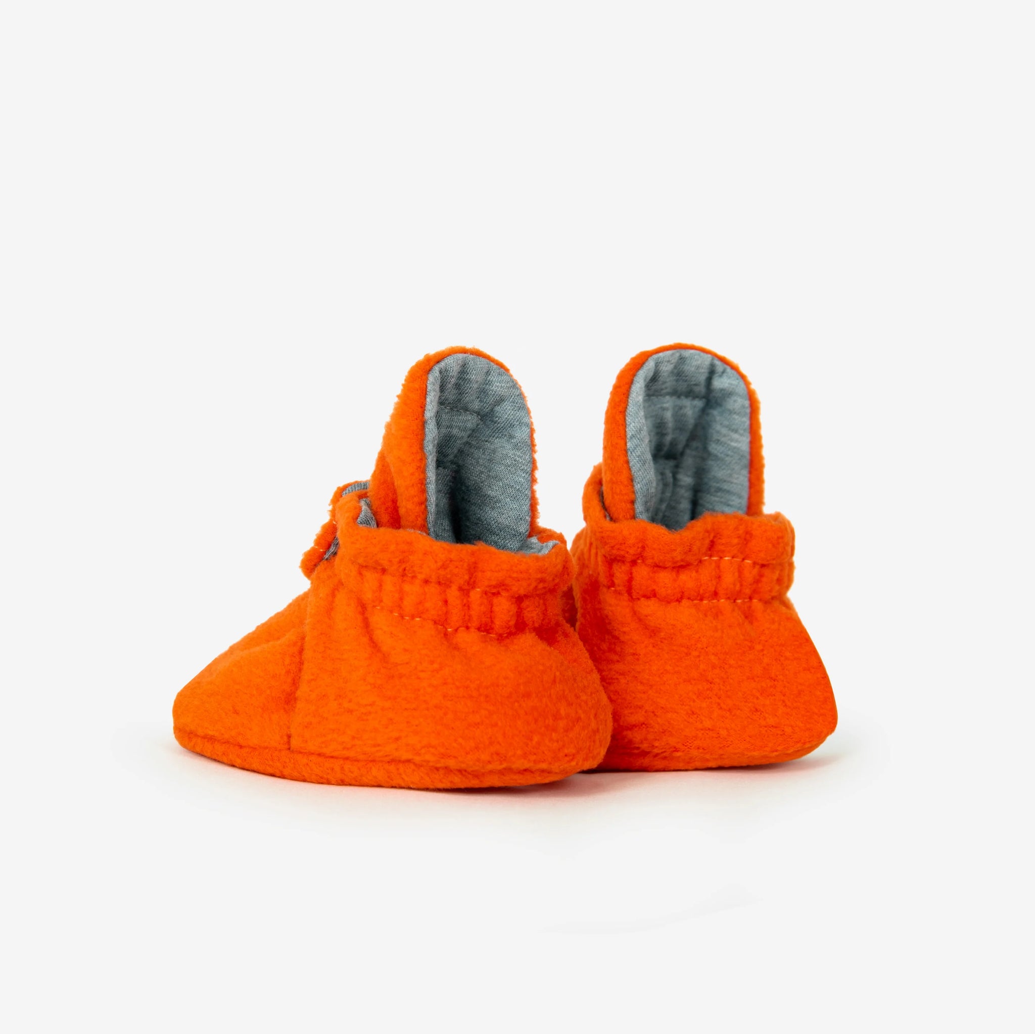 Fleece Booties - orange