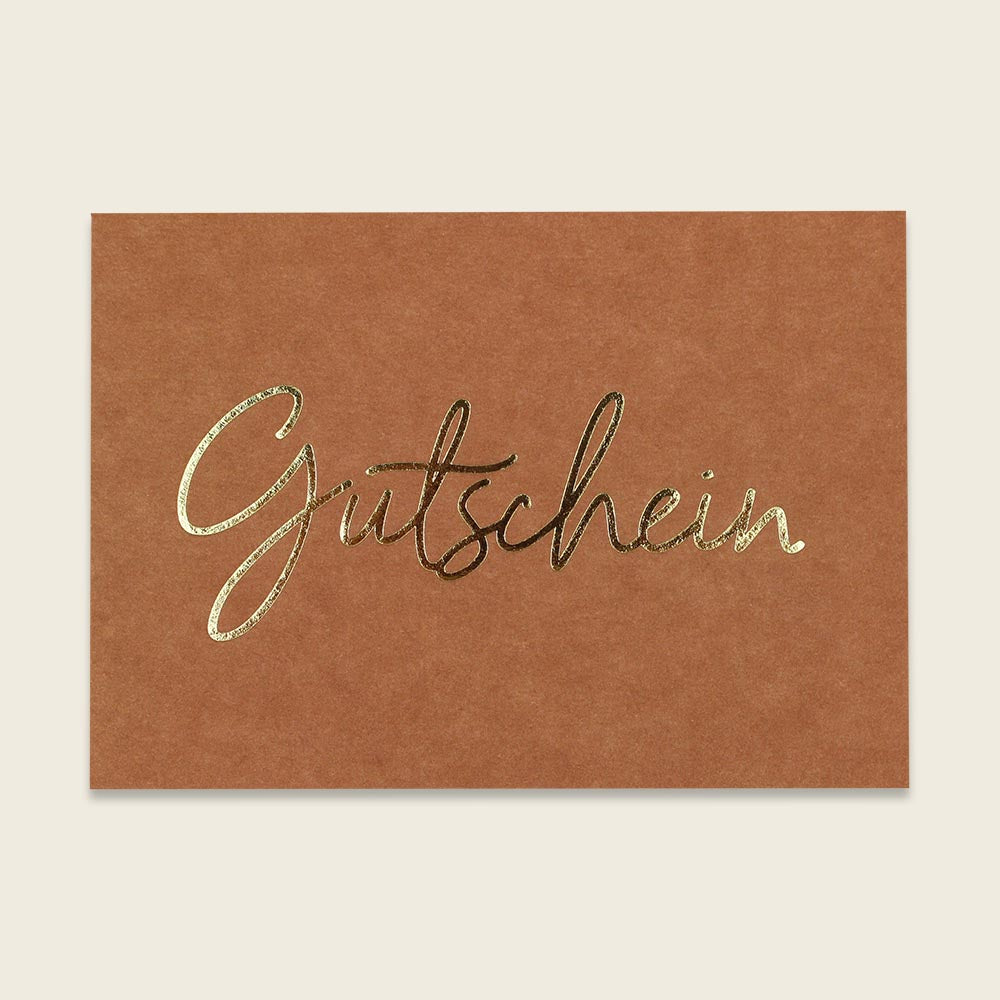Postkarte - Gutschein