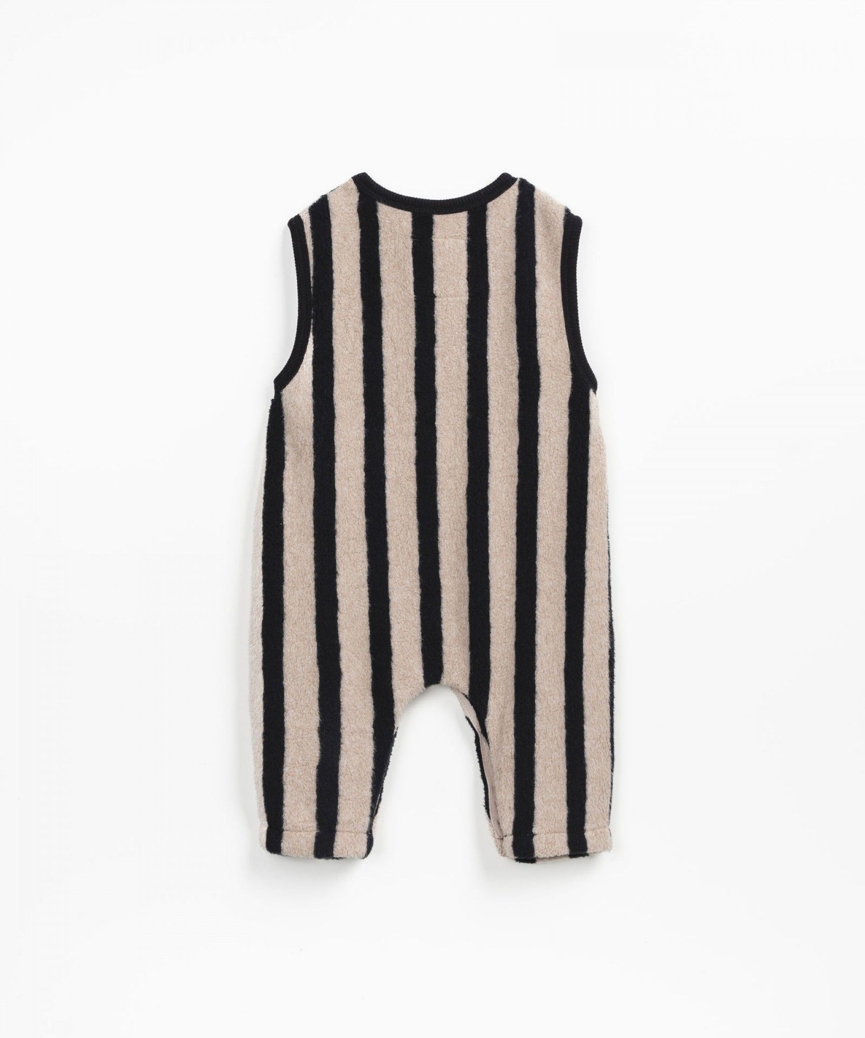 Play up - Baby Striped Plush Jumpsuit 9 Monate