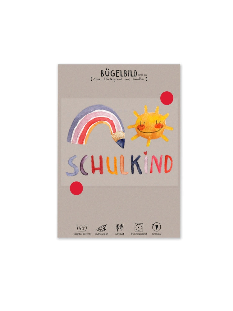 Halfbird - Bügelbilder "Schulkind"