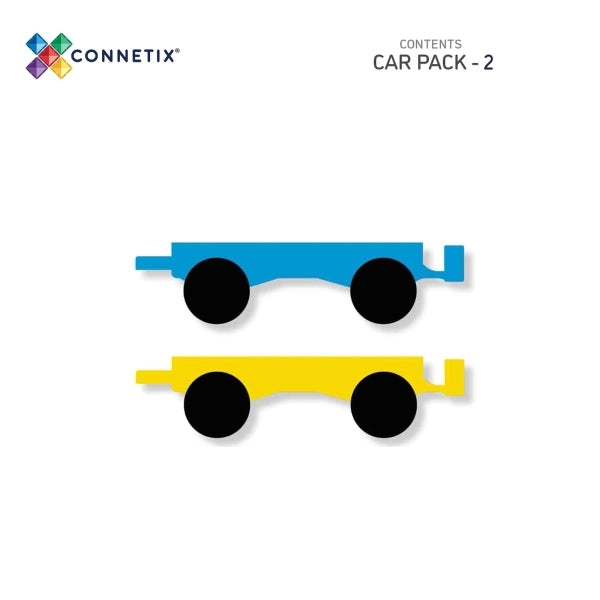 Connetix Magnetbausteine - Rainbow Car Pack 2 Teile