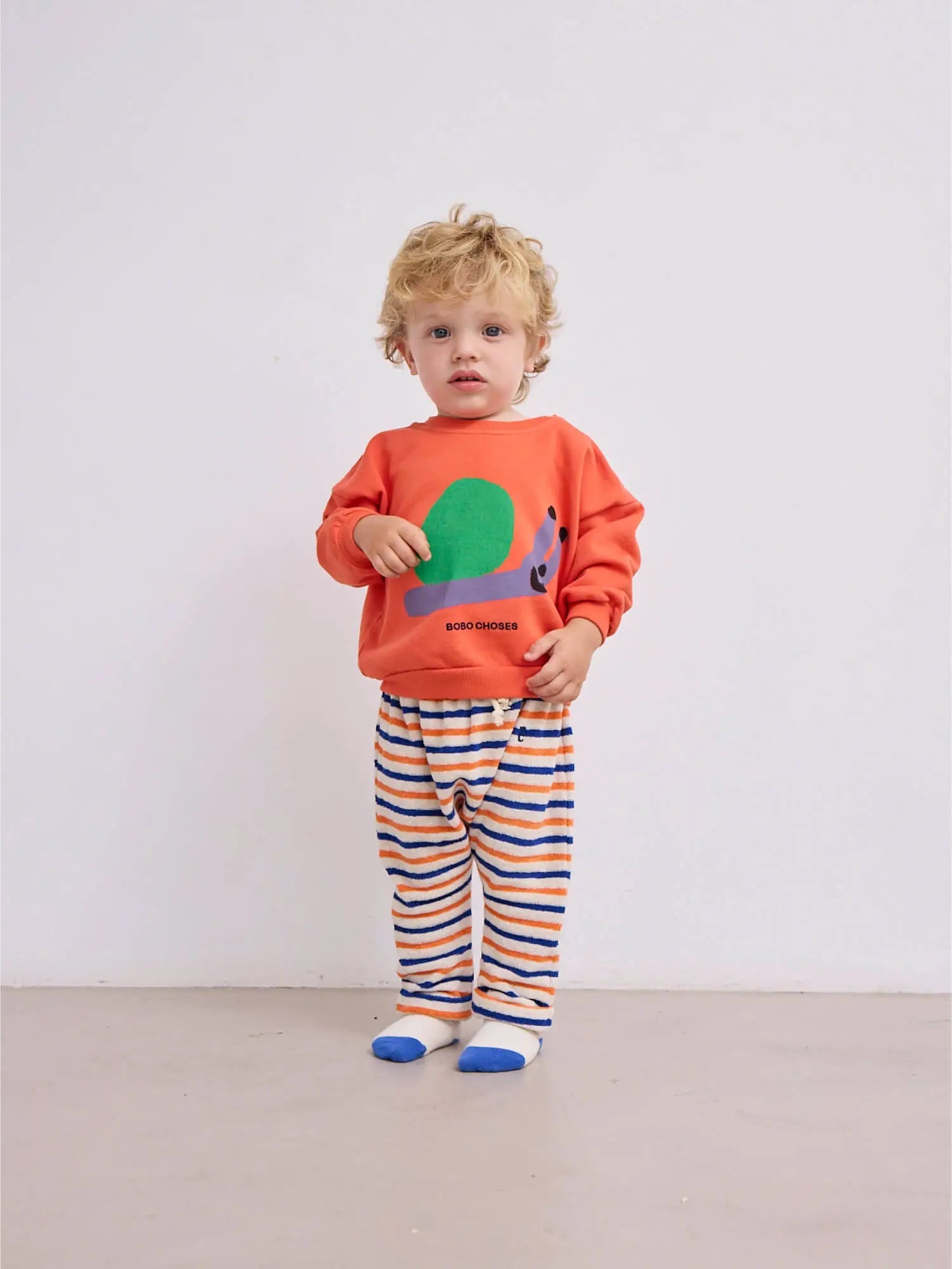 Bobo Choses Baby - Funny snail sweatshirt