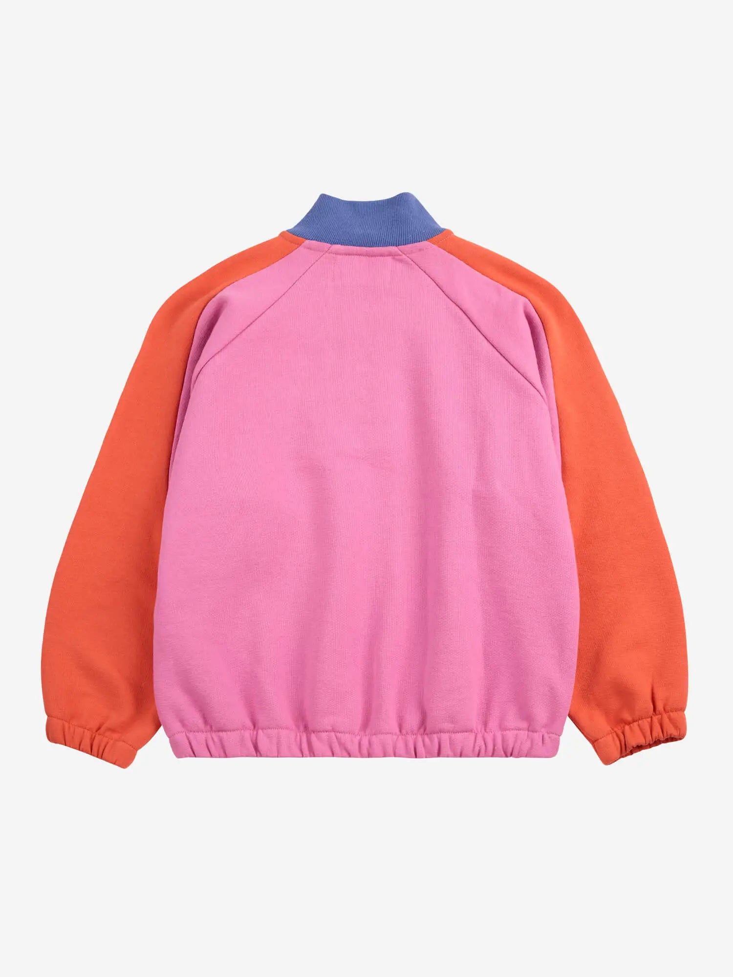 Bobo Choses Sweatshirt -  Smiling color block 1/4 zipped