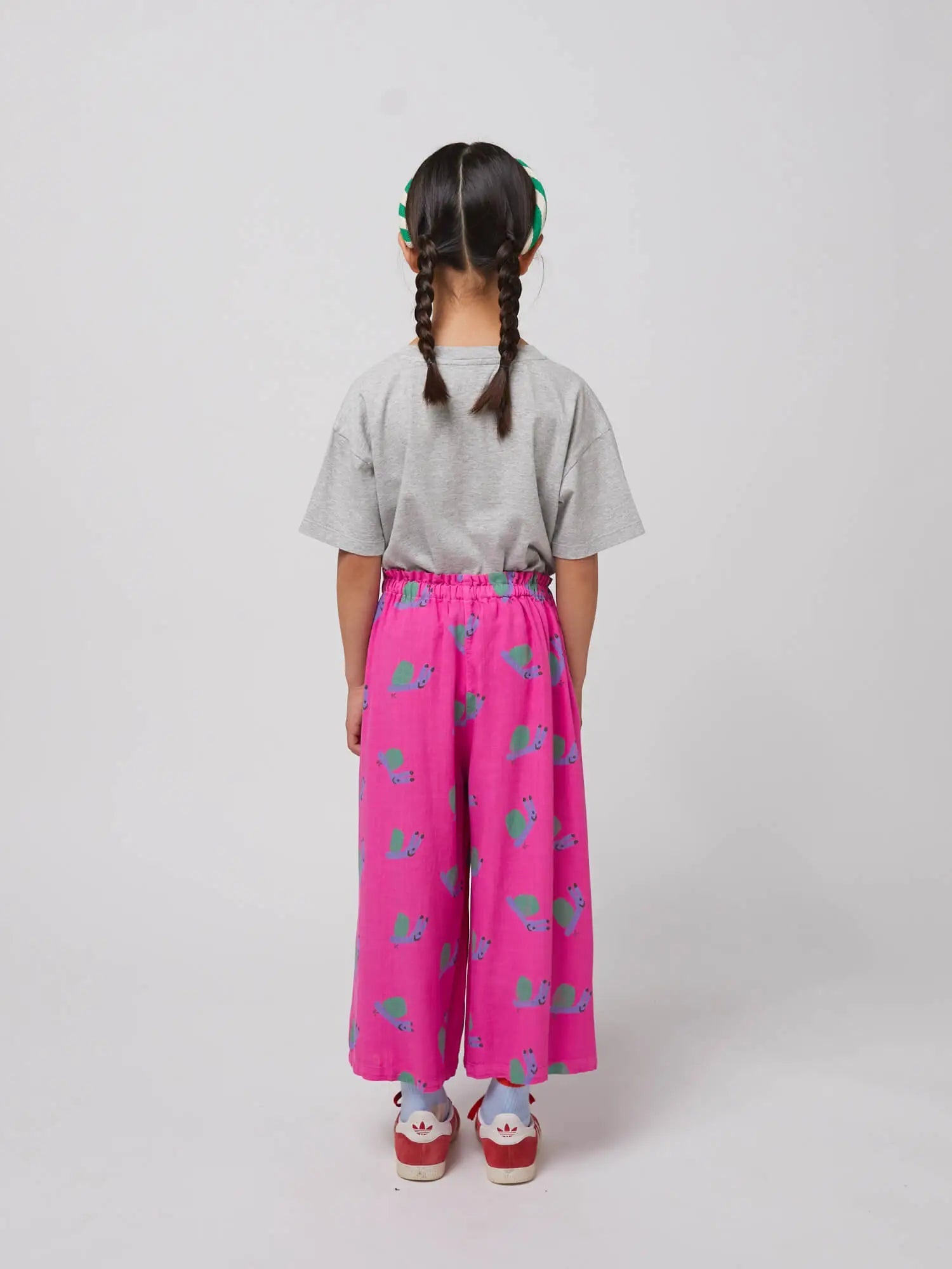 Bobo Choses - Funny Snail all over woven culotte pants