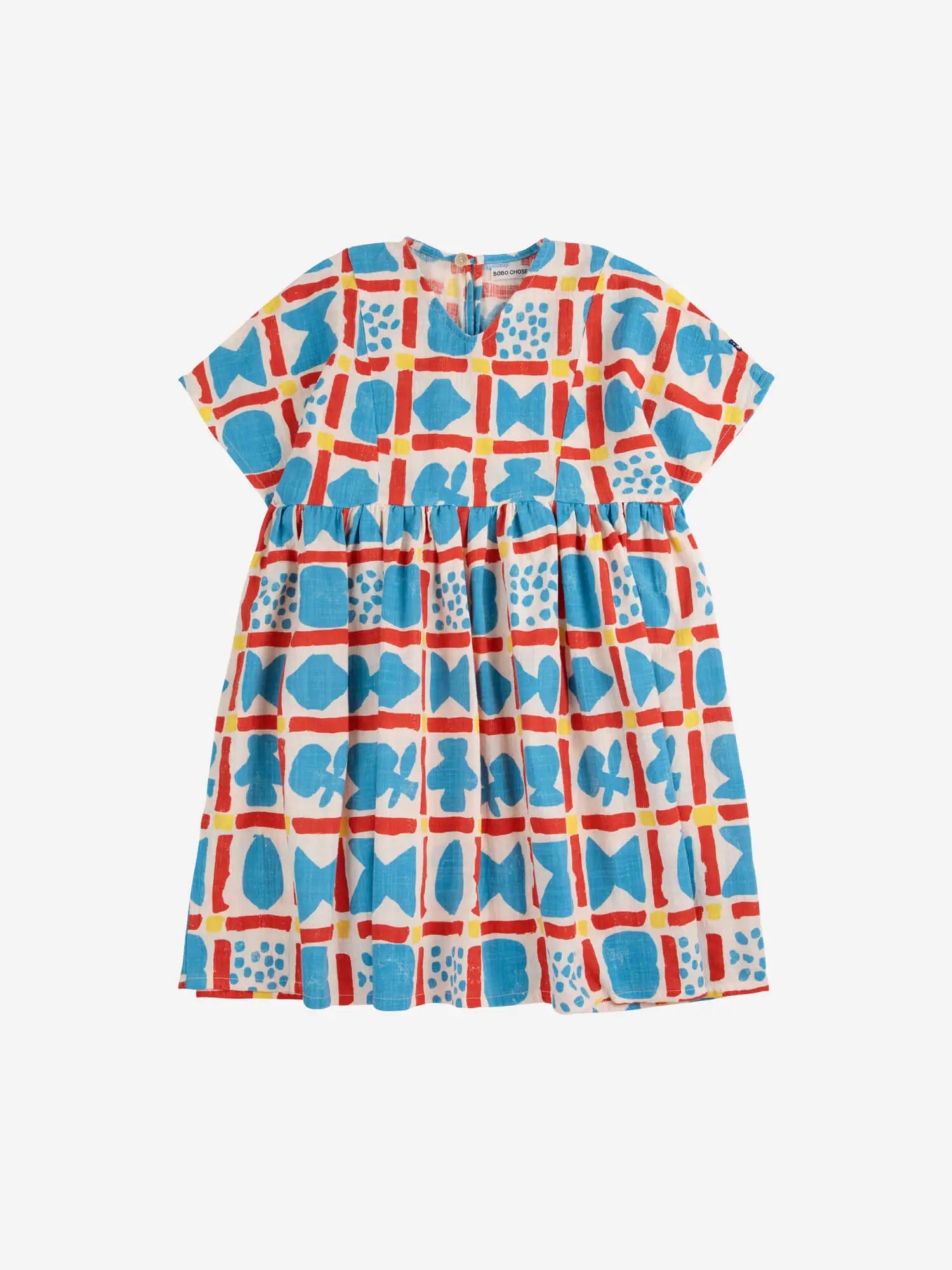 Bobo Choses - Gemetric Game all over woven dress