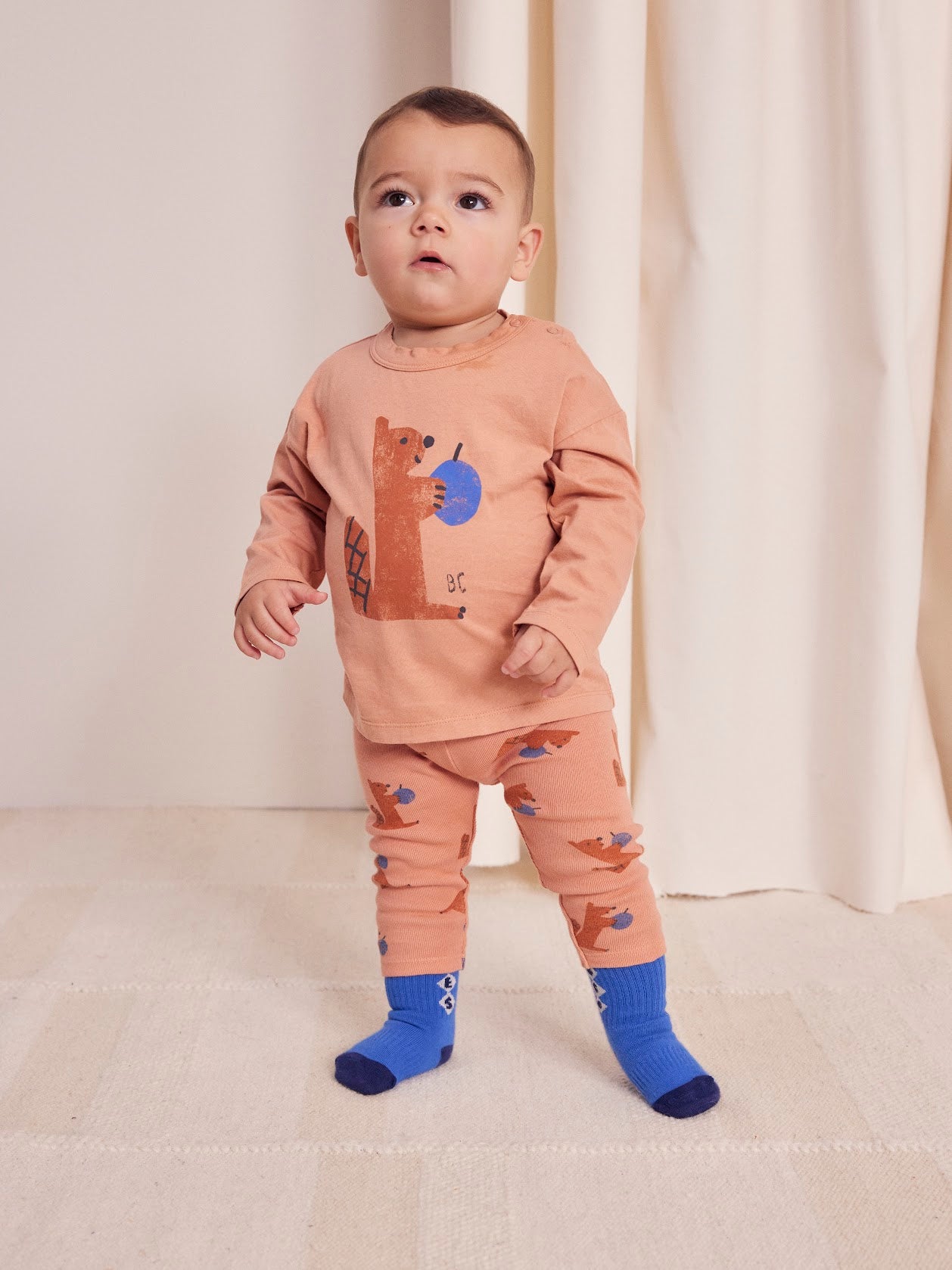 Bobo Choses Baby - Hungry squirrel all over leggings