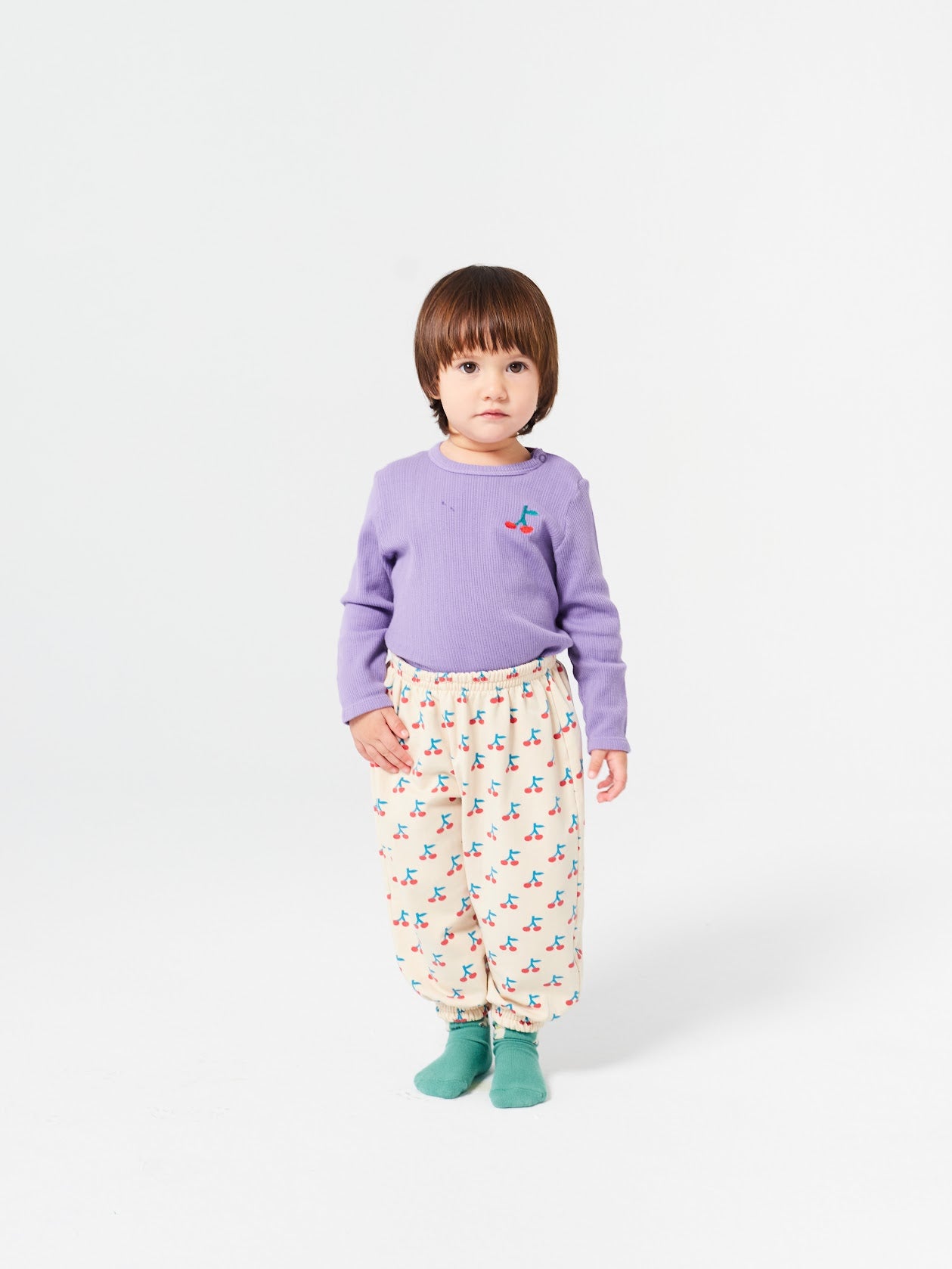 Bobo Choses Baby - Cherry all over jogging pants