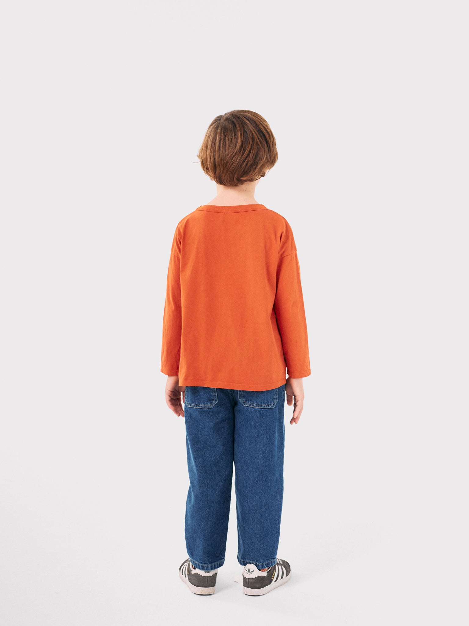 Bobo Choses - funny face denim jogger pants