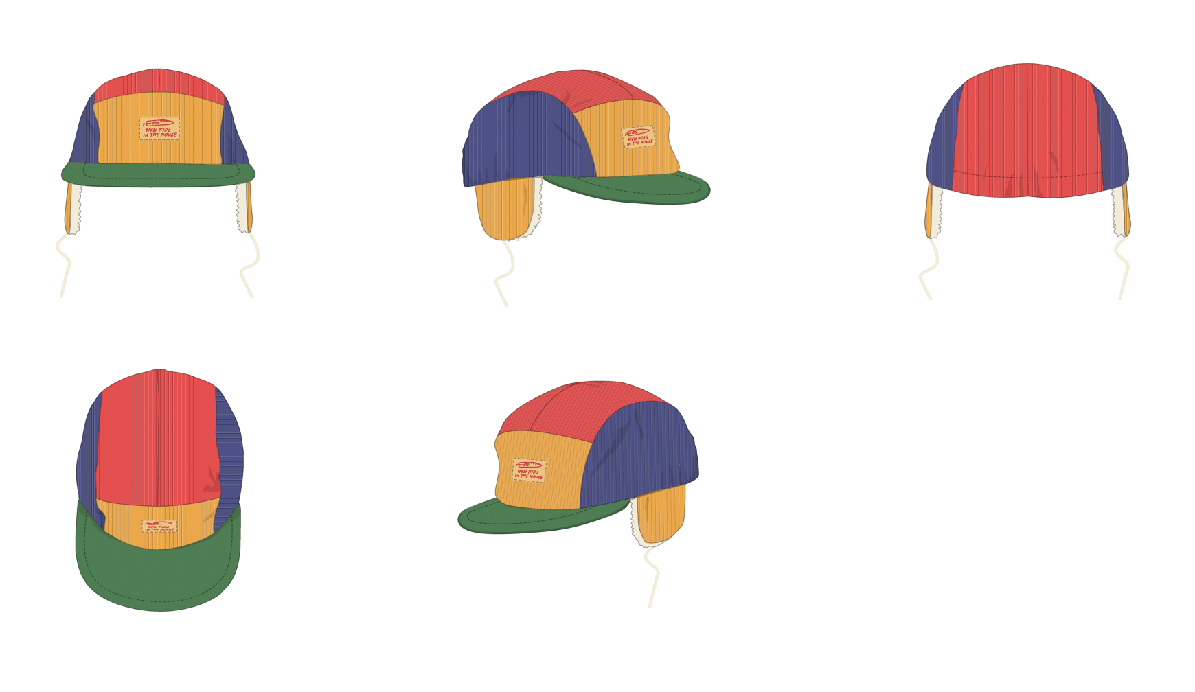 New Kids in the House Cap Winter - MULTICOLOR