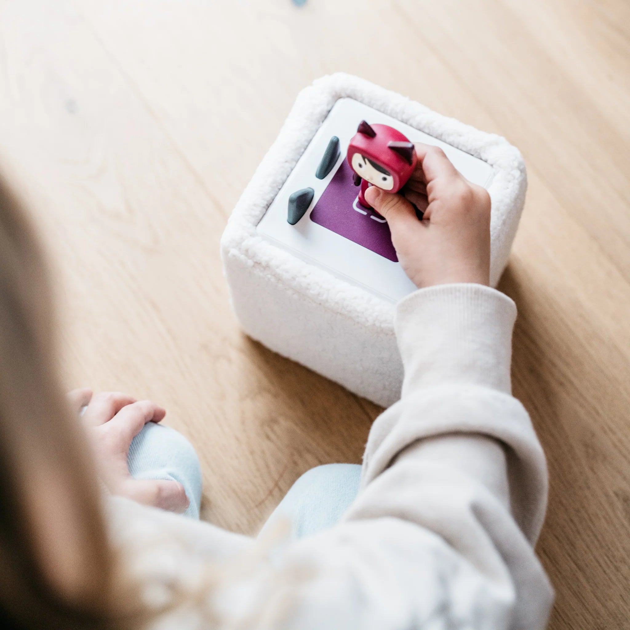 Musikbox SLEEVY Teddy natur - Schutzbezug für die Toniebox