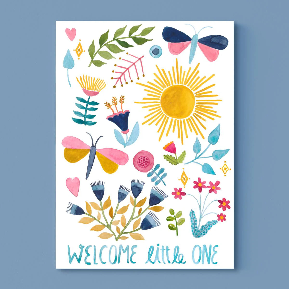 Postkarte - Welcome little one