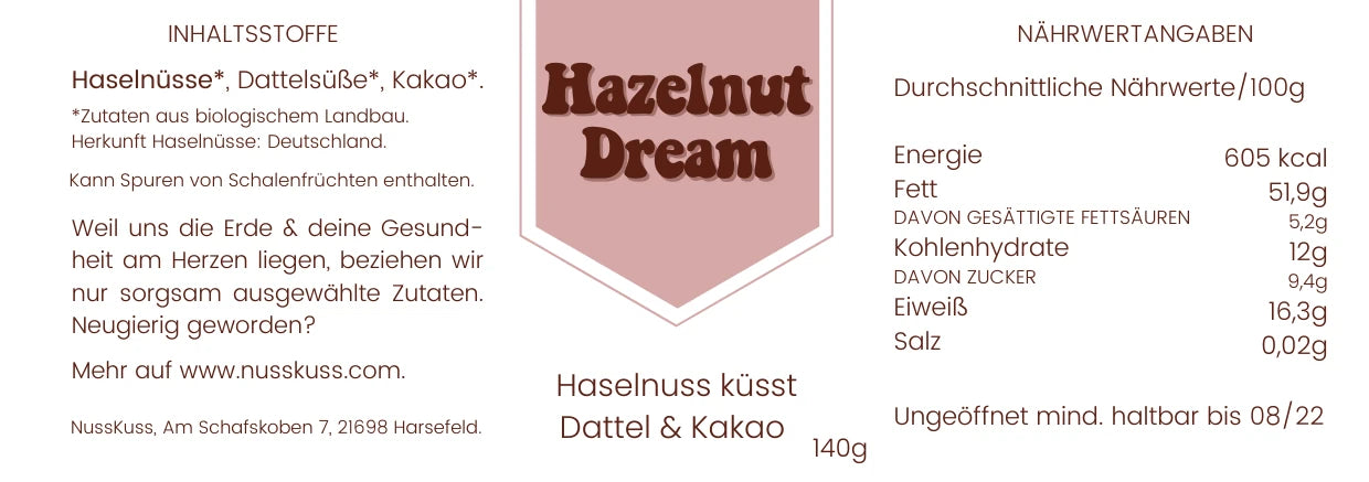 Nussbutter - Hazelnut Dream