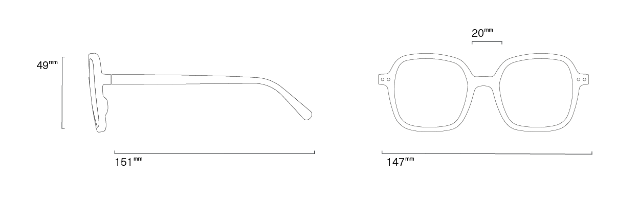 IZIPIZI Sonnenbrille OFFICE - tortoise