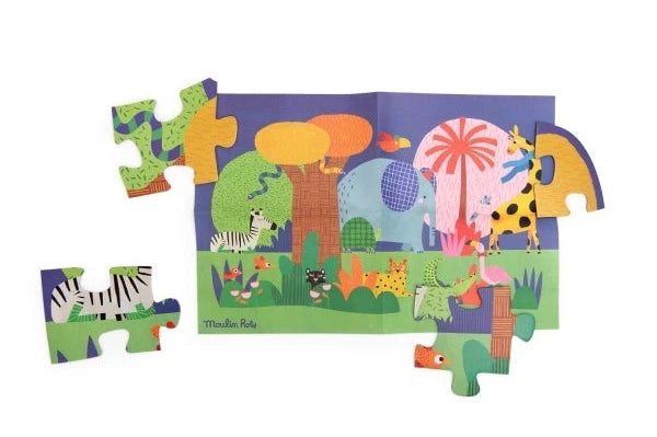 Moulin Roty - Tiere Riesenpuzzle 36 Teile