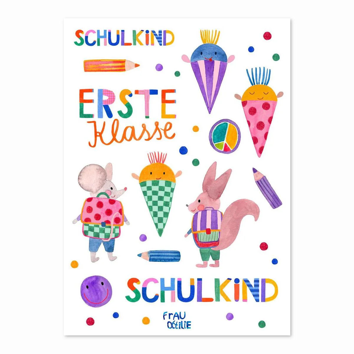 Frau Ottilie Tattoos - "Schulkind"