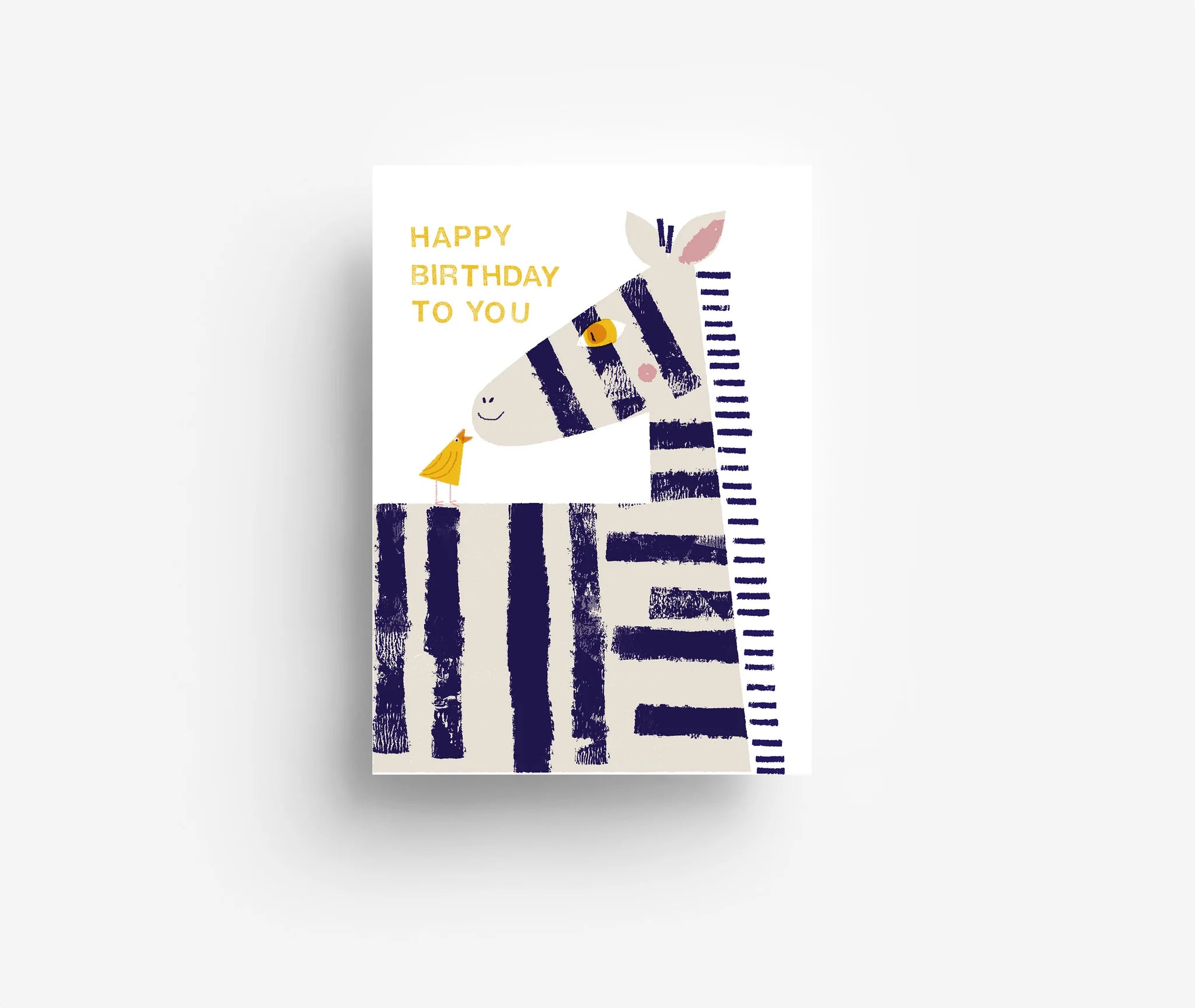 Postkarte - Zebra Geburtstag