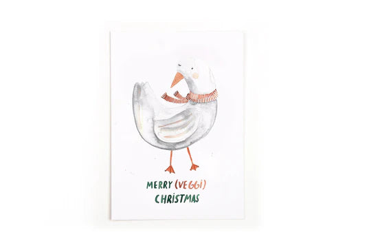 Postkarte - Veggie Christmas