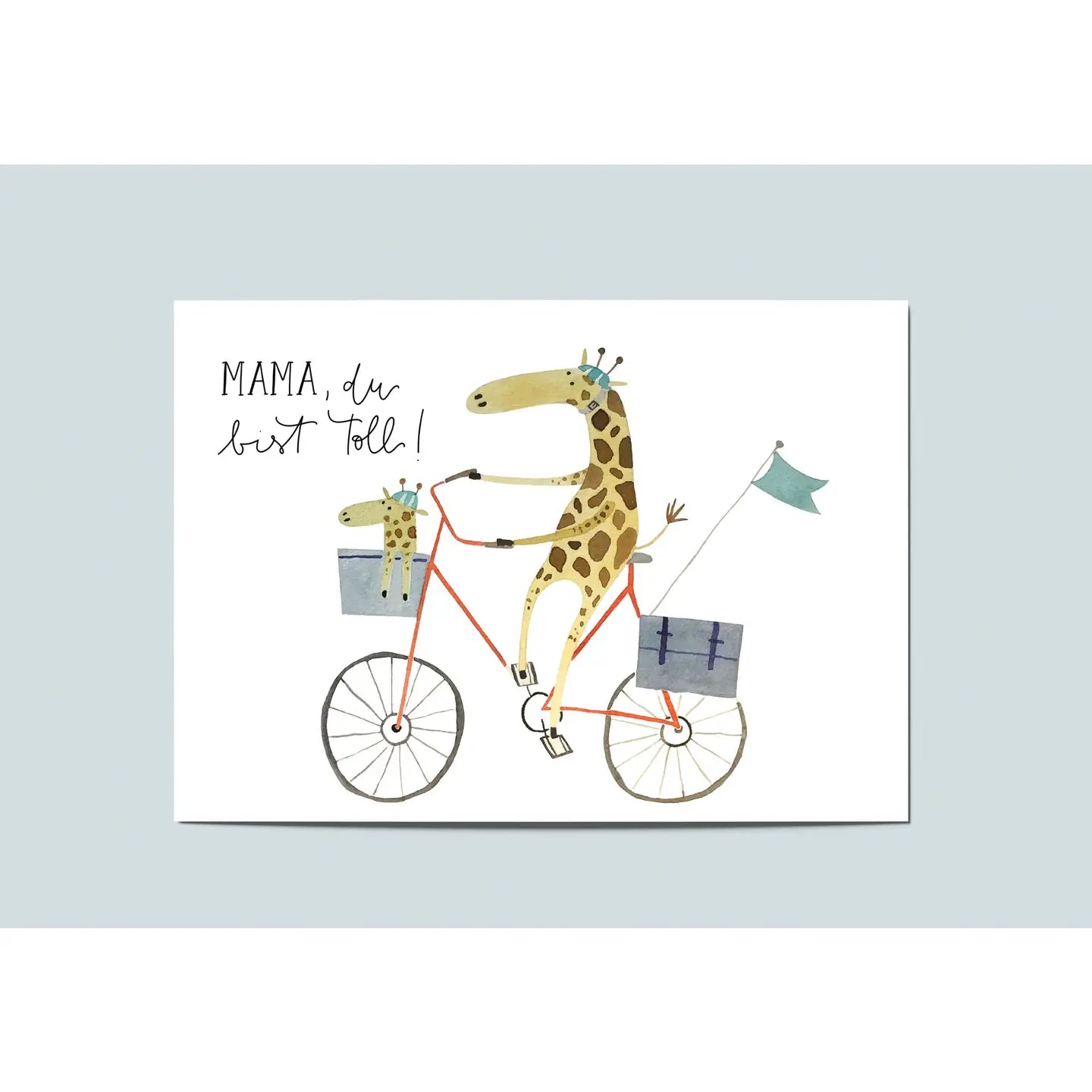 Postkarte - Mama, du bist toll