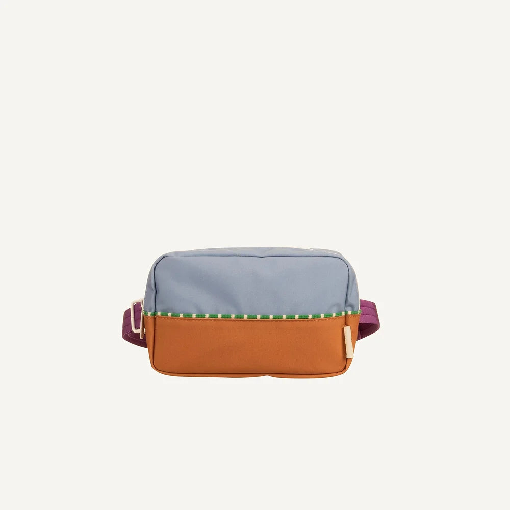 Fanny pack large - badminton blue + leather ball