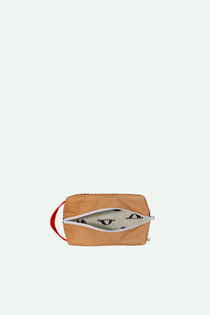 Sticky Lemon Toiletry Bag - jane beige + zissou blue