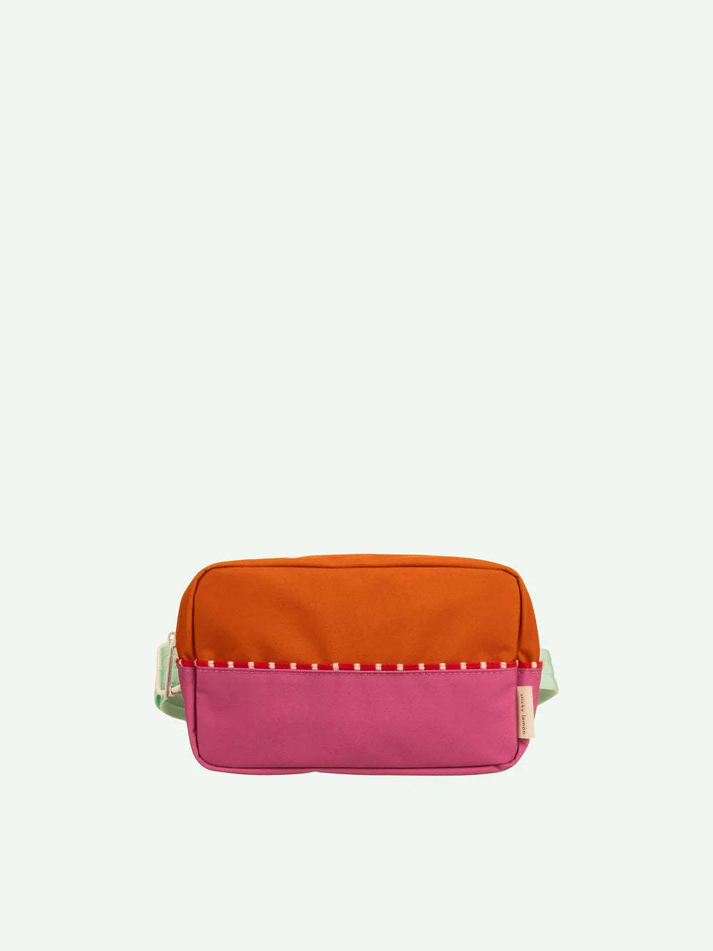 Fanny pack large - gravel orange + rosette pink