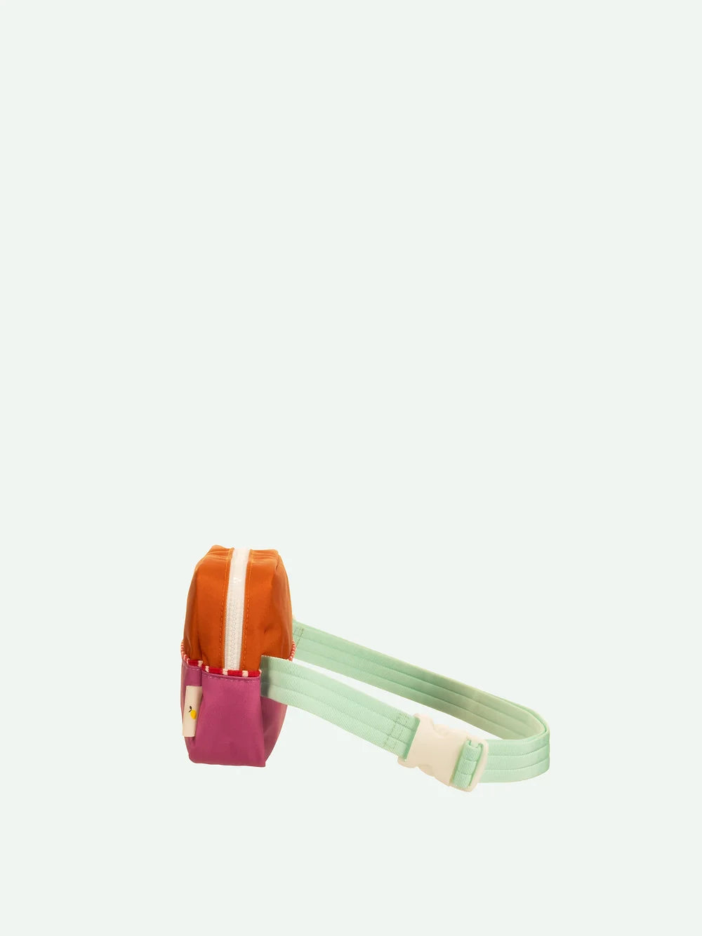 Fanny pack large - gravel orange + rosette pink