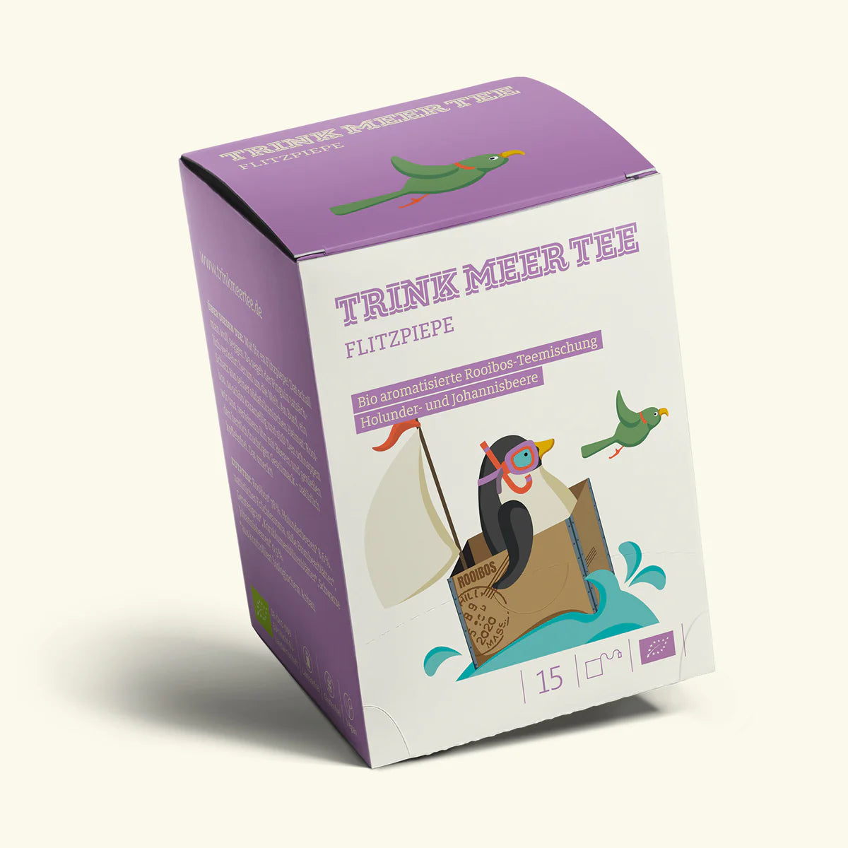 Trink Meer Tee - Flitzpiepe mit Johannisbeere und Holunder