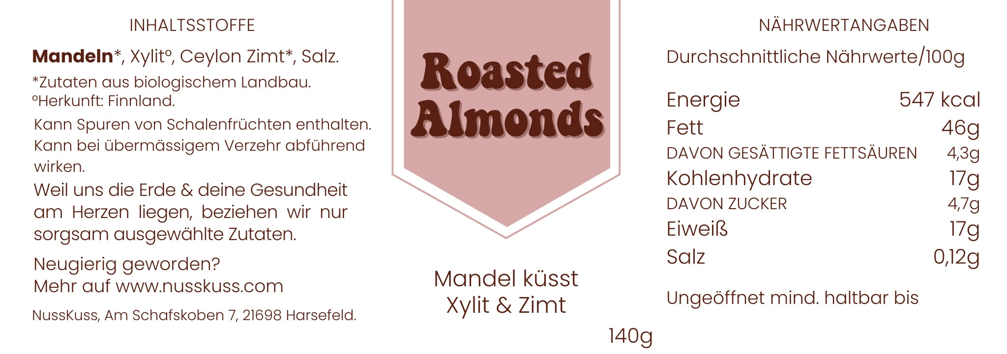 Nussbutter - Roasted Almonds